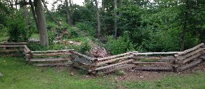 'OLE STYLE SPLIT RAIL FENCING